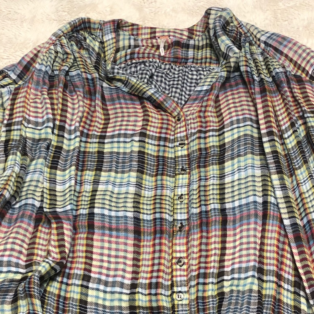 Oversized Free People button down